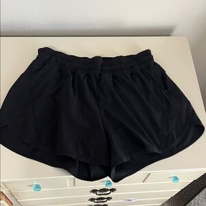 Lululemon black track that 5” shorts